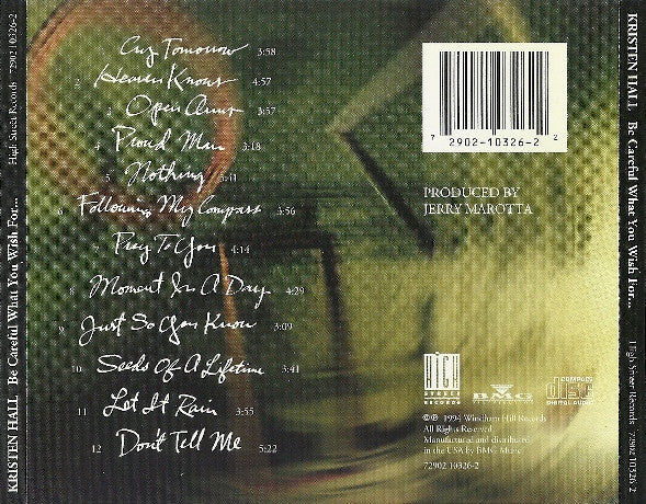 Kristen Hall : Be Careful What You Wish For... (CD, Album)