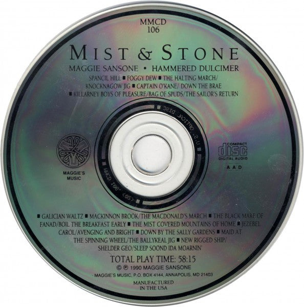 Maggie Sansone : Mist & Stone (CD, Album)