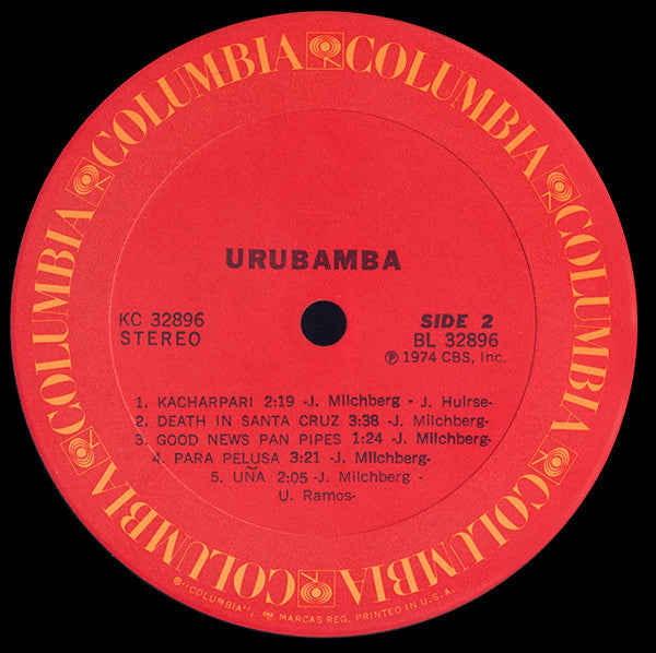 Urubamba : Urubamba (LP, Album)