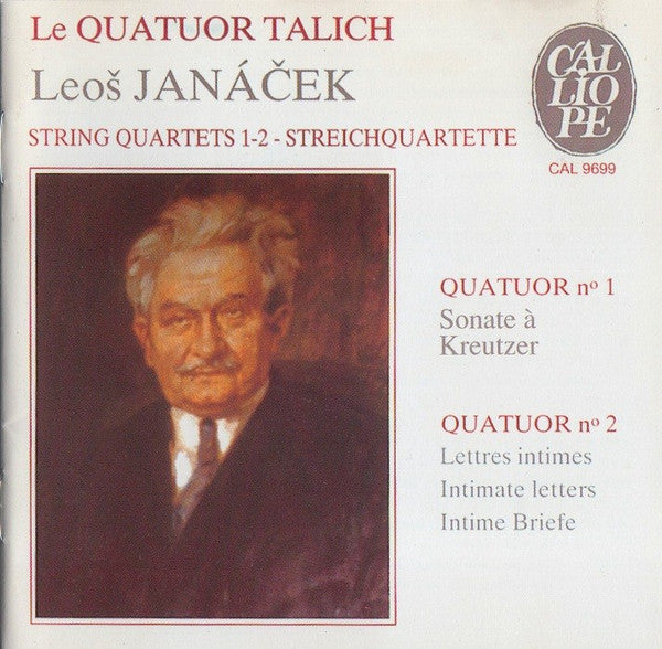 Leoš Janáček, Talich Quartet : Les 2 Quatuors / Sur Un Sentier Broussailleux (CD, Album, RE)