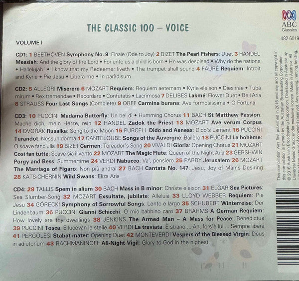 Various : The Classic 100 Voice (8xCD, Comp)