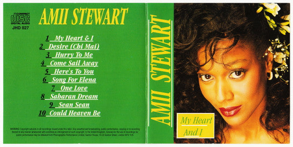 Amii Stewart : My Heart & I (CD, Album)