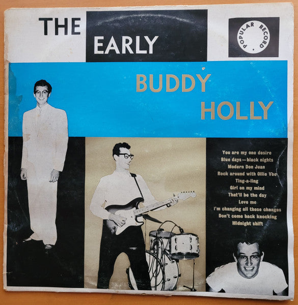 Buddy Holly : The Early Buddy Holly (LP, Mono, Club)