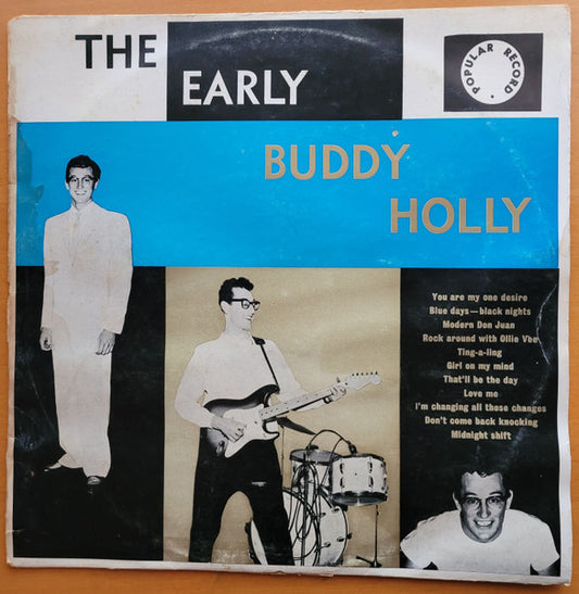 Buddy Holly : The Early Buddy Holly (LP, Mono, Club)