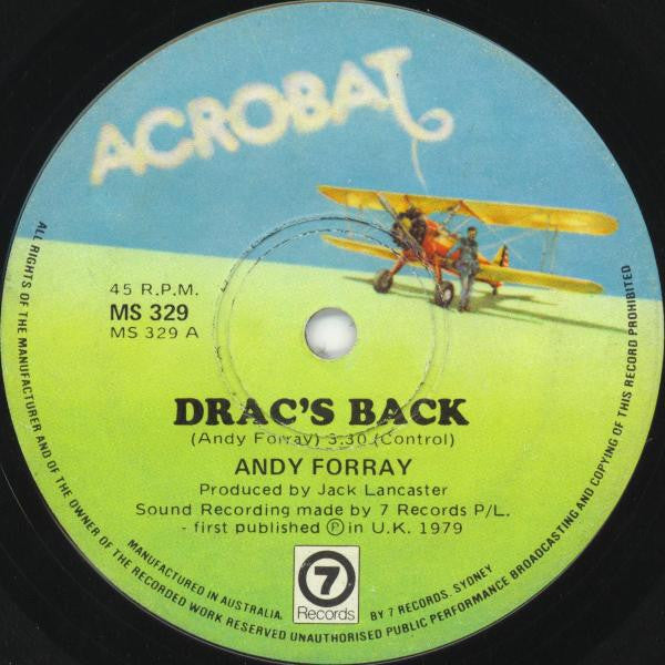 Andy Forray : Drac's Back (7")