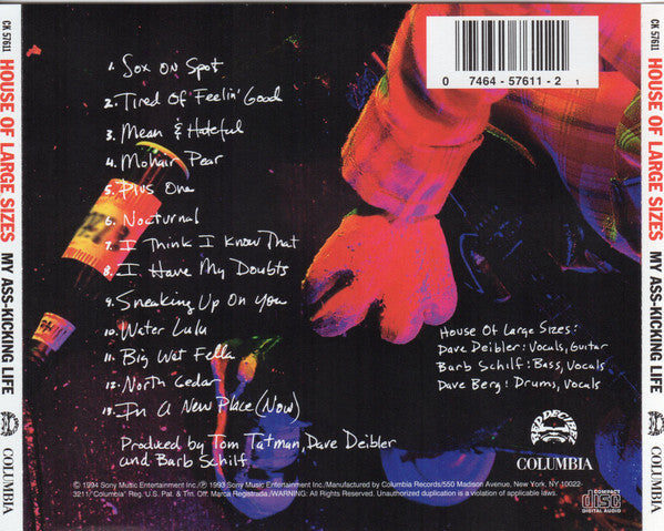 House Of Large Sizes : My Ass-Kicking Life (CD, Album)
