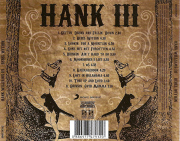 Hank III* : Rebel Within (CD, Album)