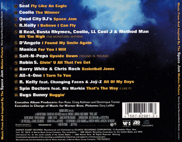 Various : Space Jam (Music From And Inspired By The Motion Picture) (CD, Album)