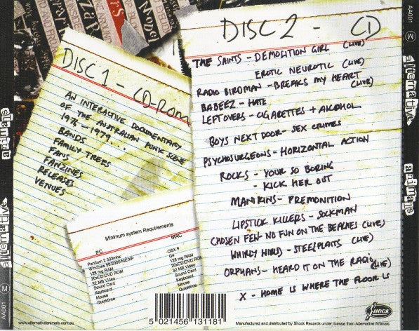 Various : Alternative Animals (CD-ROM + CD, Comp)