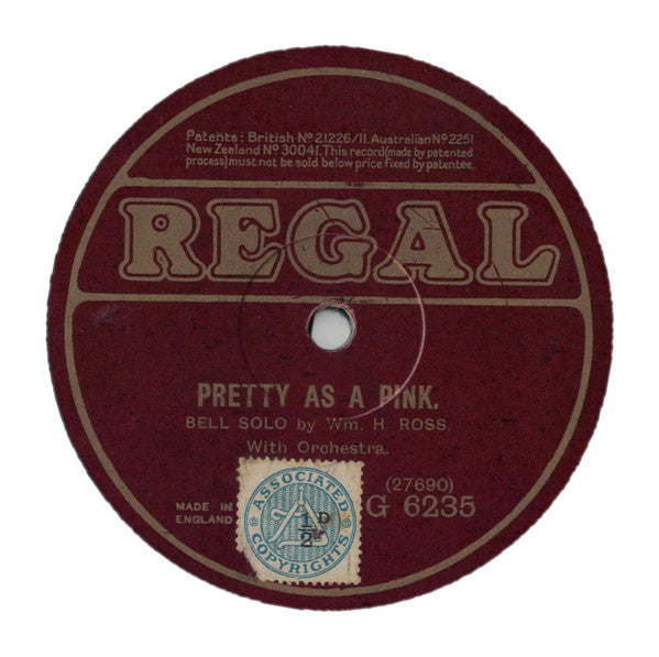 Wm. H. Ross : Pretty As A Pink / In The Shadows (Shellac, 10", RP)