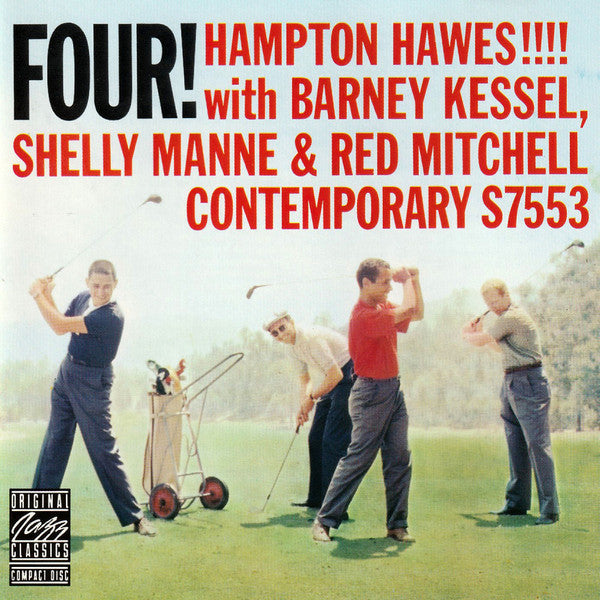 Hampton Hawes !!!! With Barney Kessel, Shelly Manne & Red Mitchell : Four! (CD, RE)