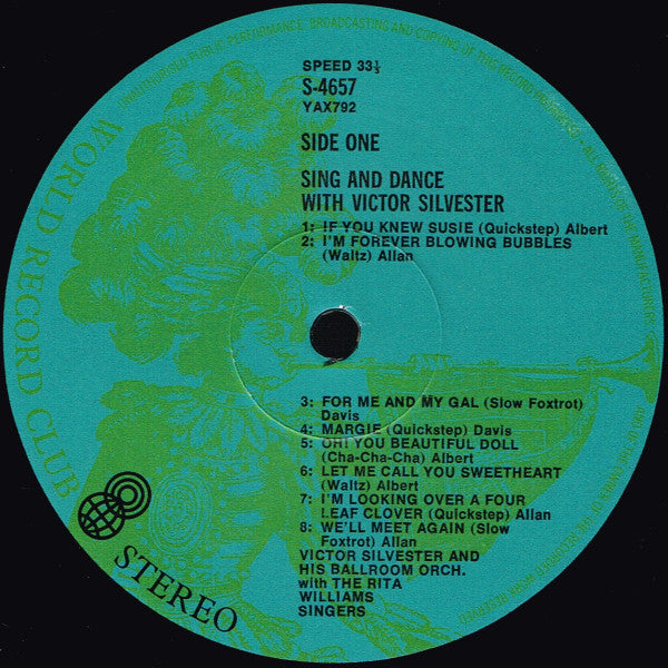 Victor Silvester And His Ballroom Orchestra : Sing And Dance With Victor Silvester (LP, Album, Club, RE, 3rd)