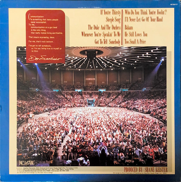 Don Francisco (2) : Got To Tell Somebody (LP, Album)