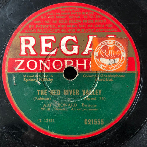 Art Leonard : Can I Sleep In Your Barn To-Night, Mister? (Shellac, 10", RP)
