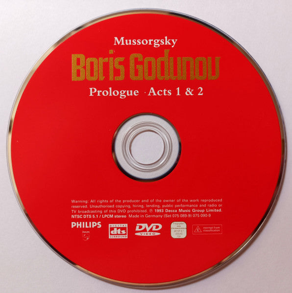 Modest Mussorgsky : Boris Godunov  (2xDVD-V, NTSC)