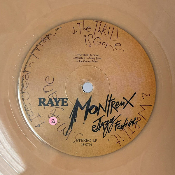 Raye (3) : Live At Montreux Jazz Festival 2024 (LP, Album, Ltd, Bei)