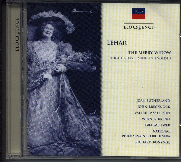 Franz Lehár : The Merry Widow (Highlights - Sung in English) (CD)