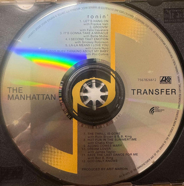 The Manhattan Transfer : Tonin' (CD, Album)
