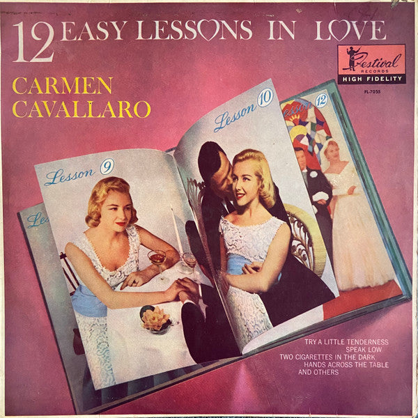 Carmen Cavallaro : 12 Easy Lessons In Love (LP, Album)