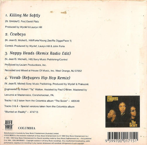 Fugees : Killing Me Softly (CD, Single)