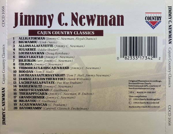 Jimmy C. Newman : Cajun Country Classics (CD, Comp)