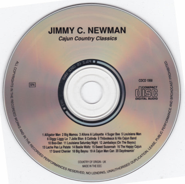 Jimmy C. Newman : Cajun Country Classics (CD, Comp)