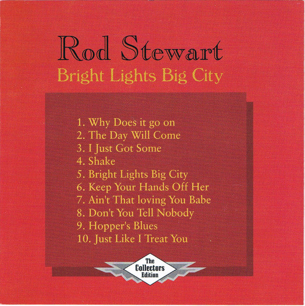 Rod Stewart : Bright Lights Big City (CD, Comp)