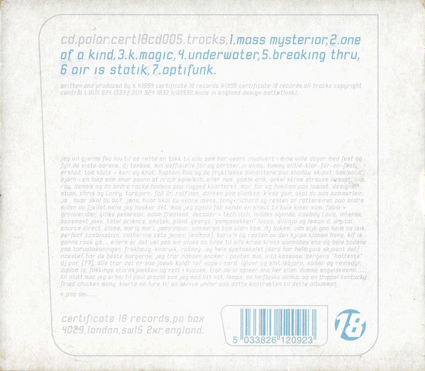 Polar : 37°C. And Falling (CD, Album)