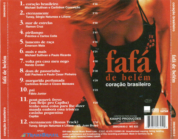 Fafá De Belém : Coração Brasileiro (CD)