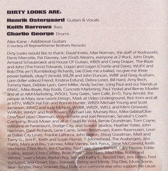 Dirty Looks (2) : Chewing On The Bit (CD, Album)