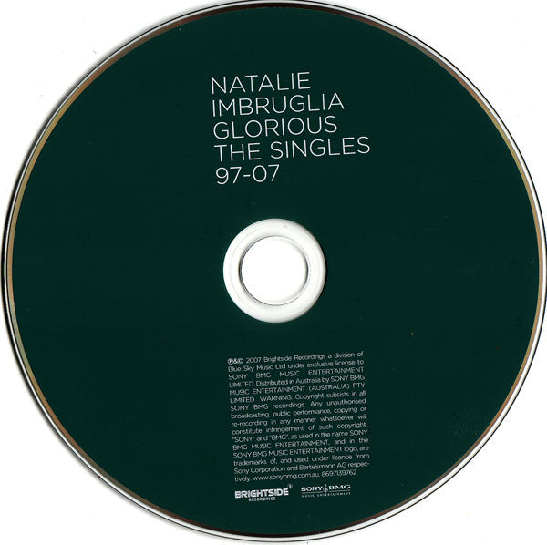 Natalie Imbruglia : Glorious: The Singles 97-07 (CD, Comp)