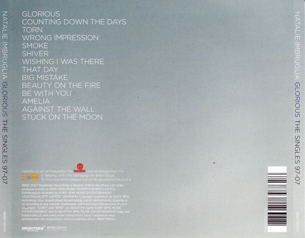 Natalie Imbruglia : Glorious: The Singles 97-07 (CD, Comp)