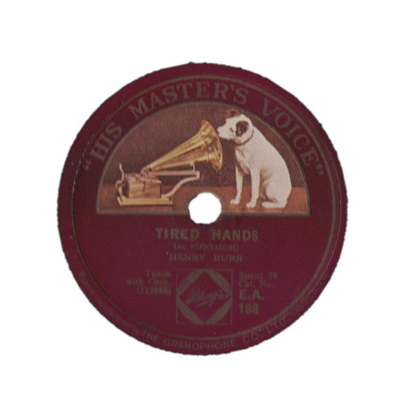 Franklyn Baur / Henry Burr : Russian Lullaby / Tired Hands (Shellac, 10")