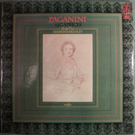 Niccolò Paganini, Desmond Bradley : 24 Caprices (LP, Album)
