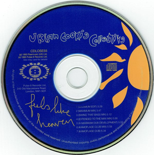 Urban Cookie Collective : Feels Like Heaven (CD, Single)
