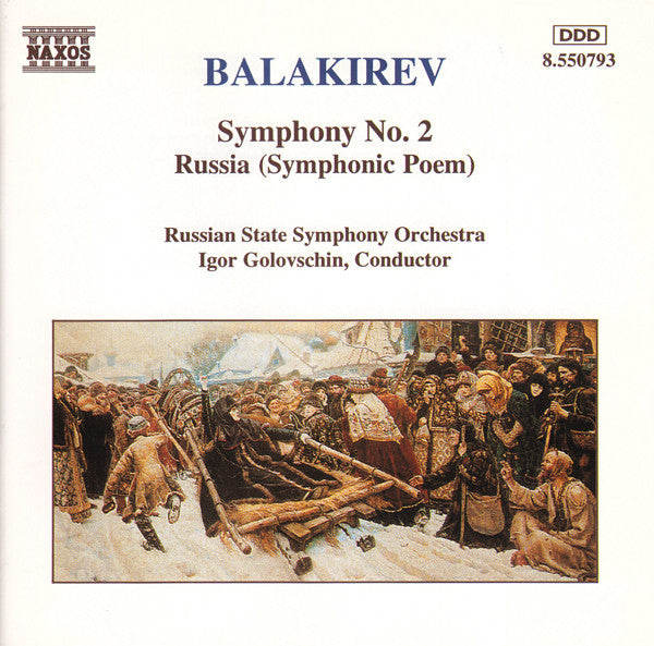Mily Balakirev - Russian State Symphony Orchestra, Igor Golovschin : Symphony No. 2 / Russia (Symphonic Poem) (CD, Album)