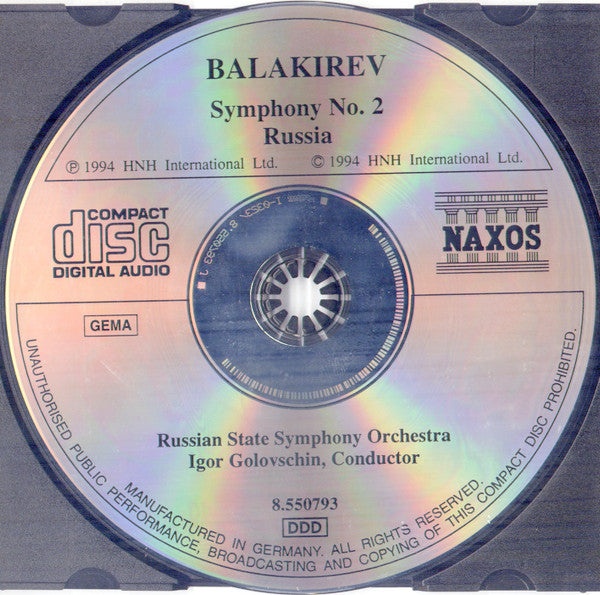 Mily Balakirev - Russian State Symphony Orchestra, Igor Golovschin : Symphony No. 2 / Russia (Symphonic Poem) (CD, Album)