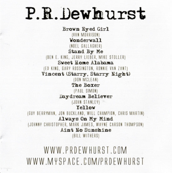 P.R. Dewhurst* : P. R. Dewhurst (CD, Album)