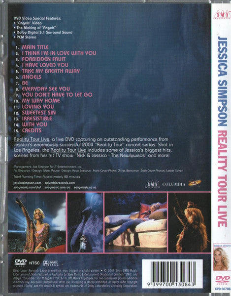 Jessica Simpson : Reality Tour Live (DVD-V, NTSC)