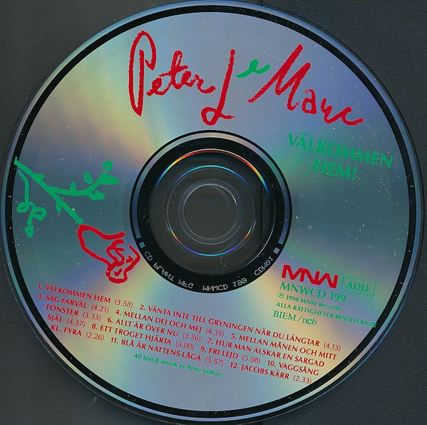 Peter LeMarc : Välkommen Hem! (CD, Album)