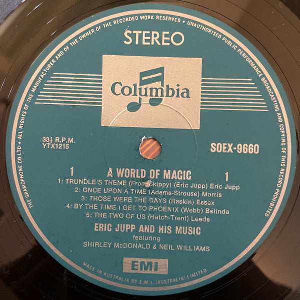 Eric Jupp, Shirley McDonald And Neil Williams : A World Of Magic  (LP, Album)