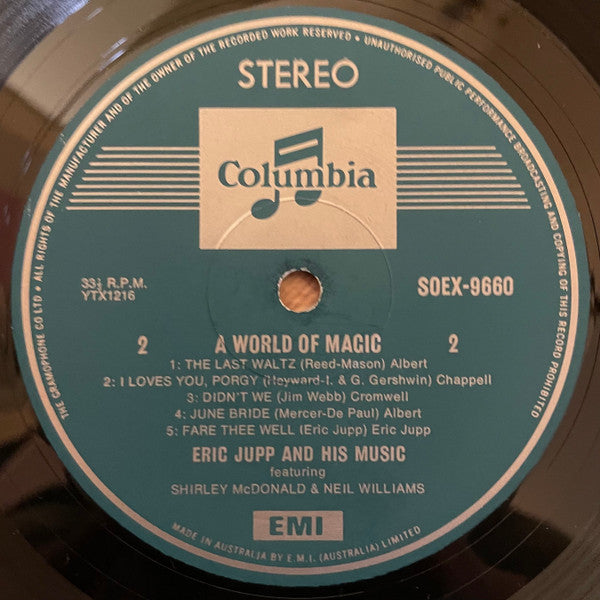 Eric Jupp, Shirley McDonald And Neil Williams : A World Of Magic  (LP, Album)