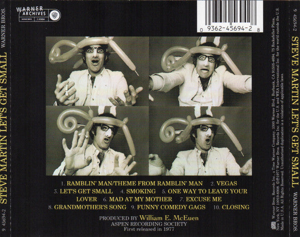 Steve Martin (2) : Let's Get Small (CD, Album, RE)