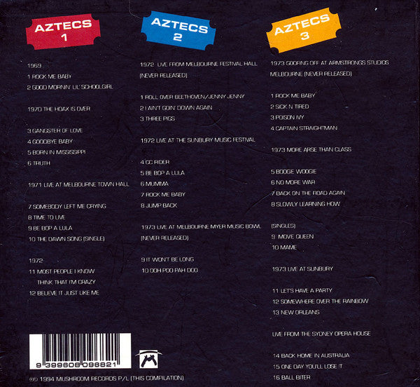 Billy Thorpe And The Aztecs : Lock Up Your Mothers (3xCD, Comp)