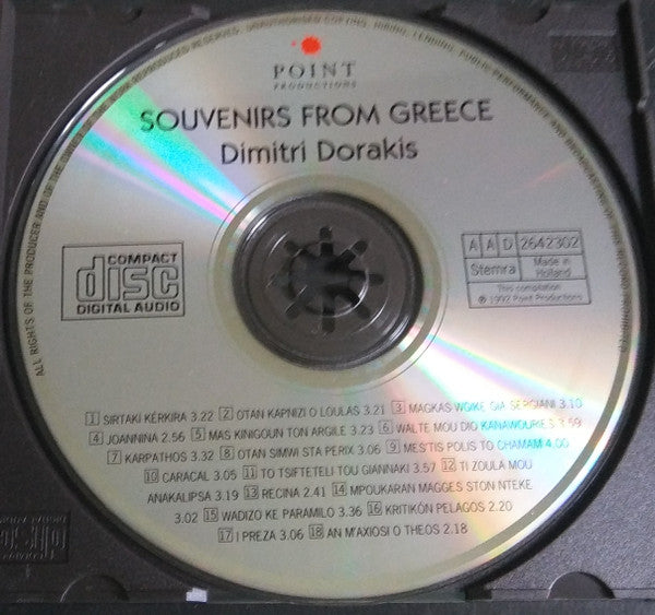 Dimitri Dorakis : Souvenirs From Greece (CD, Comp)