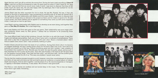 Blondie : Parallel Lines (CD, Album, RE, RM, Son)