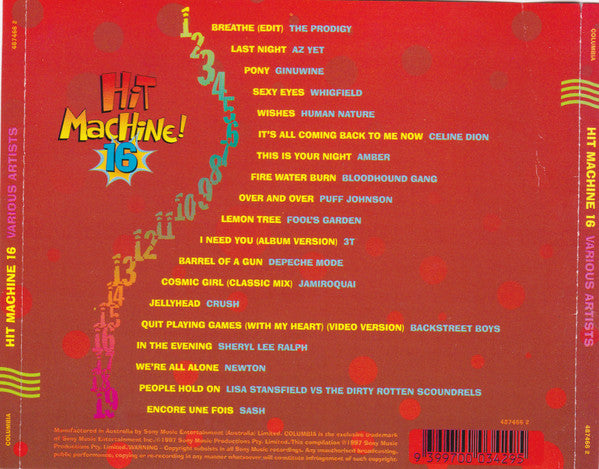 Various : Hit Machine Volume 16 (CD, Comp)