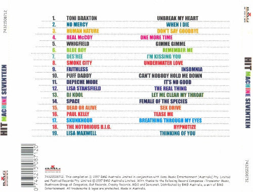 Various : Hit Machine 17 (CD, Comp)