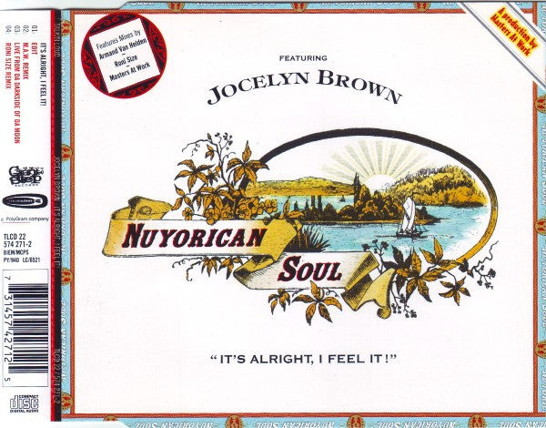 Nuyorican Soul Featuring Jocelyn Brown : It's Alright, I Feel It! (CD, Single)