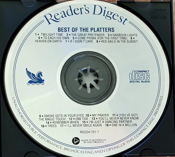 The Platters : Best Of The Platters (CD, Comp)